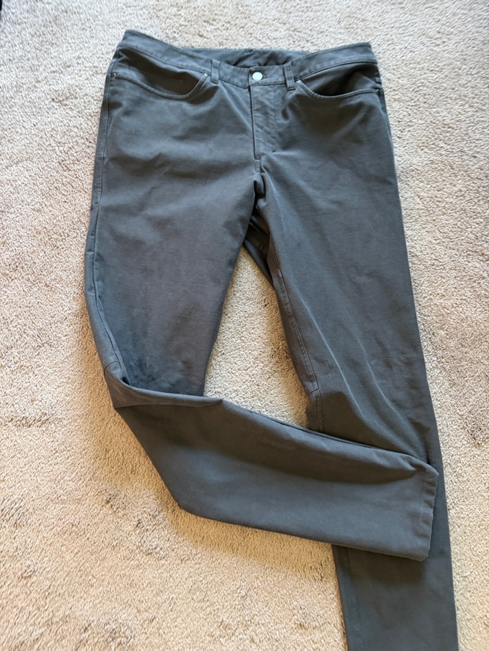 lululemon athletica Men's Dark Gray Skinny  Pants